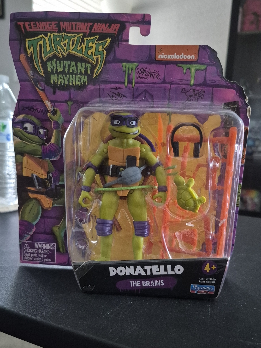 Nickelodeon Donatello Turtle Action Figure - Green & Purple
